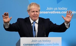 Boris Johnson speaks after being elected as new Tory leader.