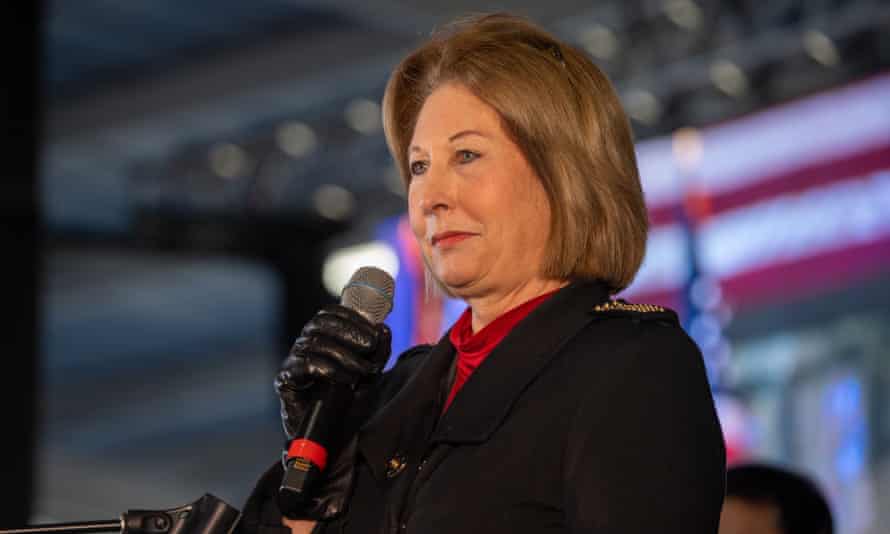 Sidney Powell in Alpharetta, Georgia, on 2 December 2020.