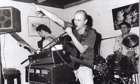 ‘All of a sudden, they exploded’ … Prodan, centre, with his band Sumo.