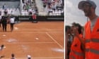 'It's an emergency': Climate protesters disrupt Italian Open - video