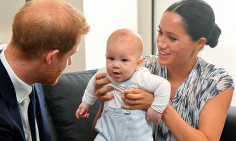 Archie Mountbatten-Windsor with his parents in 2019