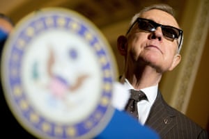 Harry Reid seen in June 2015