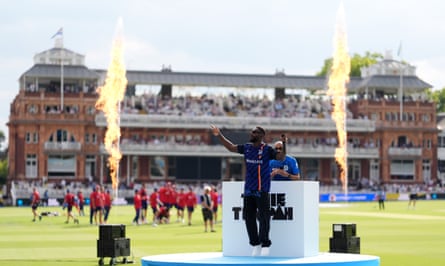 Tinie Tempah performs at Lord’s