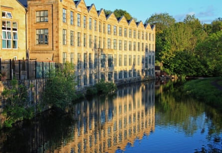 Brierfield Mills on the Leeds and Liverpool Canal.