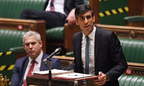 Chancellor of the Exchequer Rishi Sunak as he delivers his autumn spending review during a hybrid, socially distanced session in the House of Commons in London on November 25, 2020. - Britain's government on Wednesday unveiled plans to slash the foreign aid budget to help mend its coronavirus-battered finances, prompting one minister to quit and defying impassioned calls to protect the world's poorest people. (Photo by JESSICA TAYLOR / various sources / AFP) / RESTRICTED TO EDITORIAL USE - MANDATORY CREDIT " AFP PHOTO / PRU " - NO USE FOR ENTERTAINMENT, SATIRICAL, MARKETING OR ADVERTISING CAMPAIGNS (Photo by JESSICA TAYLOR/AFP via Getty Images)