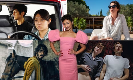 Hidetoshi Nishijima and Toko Miura in Drive My Car, Ruth Negga, Olivia Colman in The Lost Daughter, Anders Danielsen Lie and Renate Reinsve in The Worst Person in the World, Dev Patel in The Green Knight.