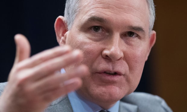 ‘It’s fairly arrogant for us to think we know exactly what [the ideal surface temperature] should be in 2100,’ Pruitt has said. 
