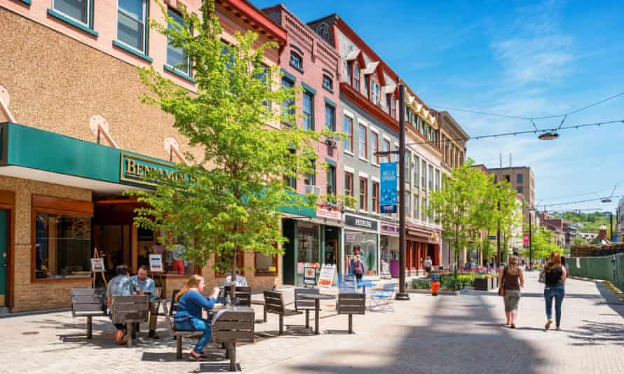 <div class=__reading__mode__extracted__imagecaption>Downtown Ithaca, New York. The city has a plan to lower the climate footprint of thousands of buildings across the city. Photograph: benedek/Getty Images<br>Downtown Ithaca, New York. The city has a plan to lower the climate footprint of thousands of buildings across the city. Photograph: benedek/Getty Images</div>