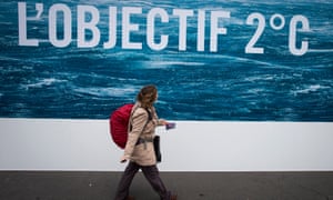 Paris climate 2015 poster: 'L'OBJECTIF: 2c'