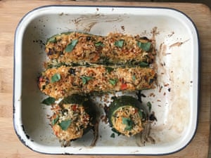 Felicity Cloake’s stuffed courgettes
