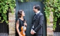 Violinist Elena Urioste and pianist Tom Poster. 2023