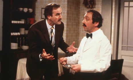 John Cleese and Andrew Sachs in Fawlty Towers.