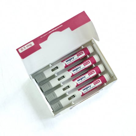 Wegovy injector pens in a box