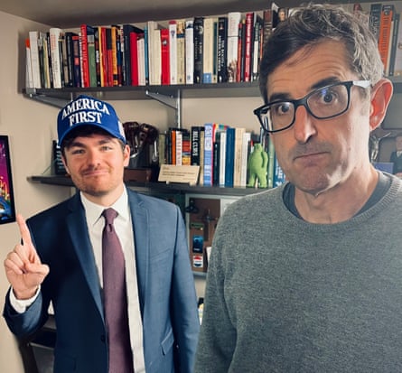 Louis Theroux with Nick Fuentes