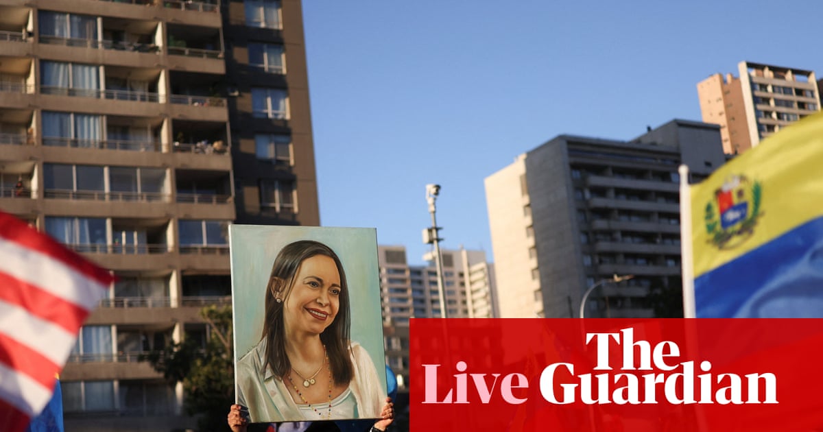 Opposition leader Machado says she hasn’t spoken to Trump since attack as she vows to return to Venezuela – live