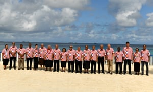 Leaders at the Pacific Islands Forum.