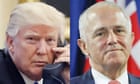 Donald Trump and Malcolm Turnbull