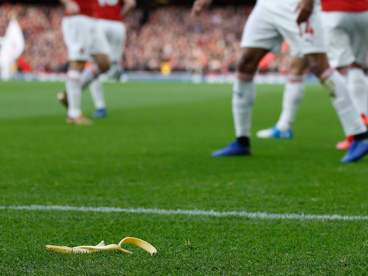Tottenham Fan Banned For Hurling Banana At Arsenal S Aubameyang World News The Guardian