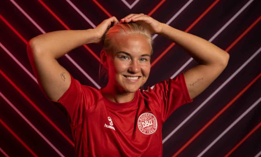 Pernille Harder poses for an official portrait.
