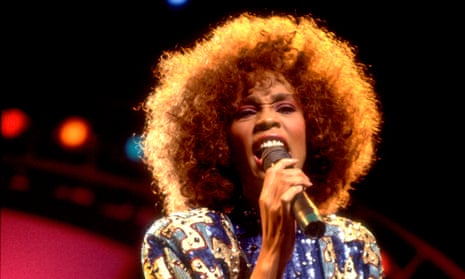 Whitney Houston performing in Illinois in August 1986.