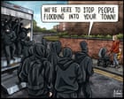 Ben Jennings on the far-right disturbances in Dover and Portsmouth – cartoon