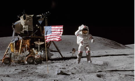 ‘It is amazing how they managed to get to the moon with such primitive technology. It had nothing approaching the power of an iPhone’ ... Apollo 16 commander John Young on the moon. 