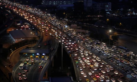 Traffic in Bangkok, Thailand