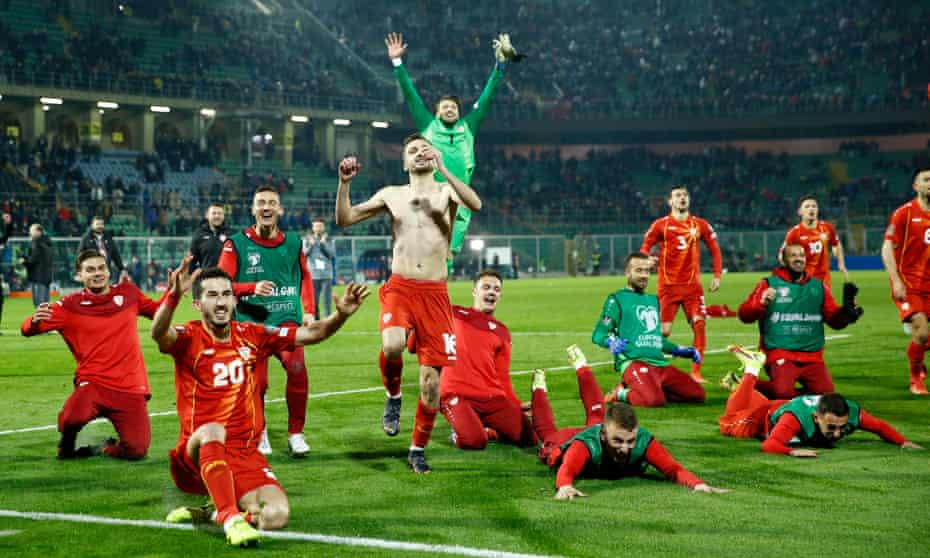 World Cup roundup: Italy knocked out by North Macedonia in dramatic finale  | World Cup 2022 qualifiers | The Guardian