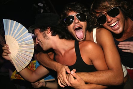 Good times … dancers at Manumission in Ibiza.