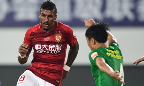 Paulinho has forced his way back into the Brazil side since his move to China.