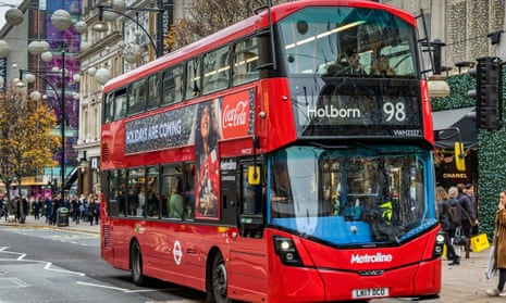 Metroline buses cover north and west London. 