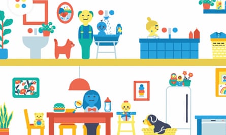 Pok Pok app: House Babies-Pets.