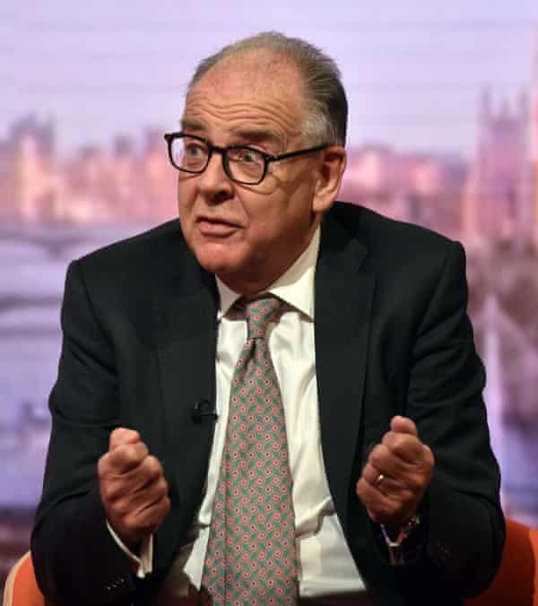 Lord Falconer, the shadow justice secretary, on the Andrew Marr Show. He criticised the sacking of the ‘absolutely exceptional’ Pat McFadden.