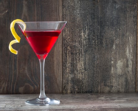 A cosmopolitan cocktail