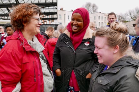 Sagal Abdi-Wali with two other women laughing Sagal Abdi-Wali with two other women laughing