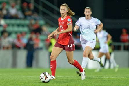 Lia Wälti in action during the recent Nations League match against Norway.