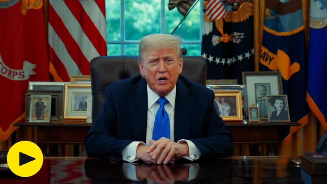 Trump issues travel ban, barring US entry for people from 12 countries – video