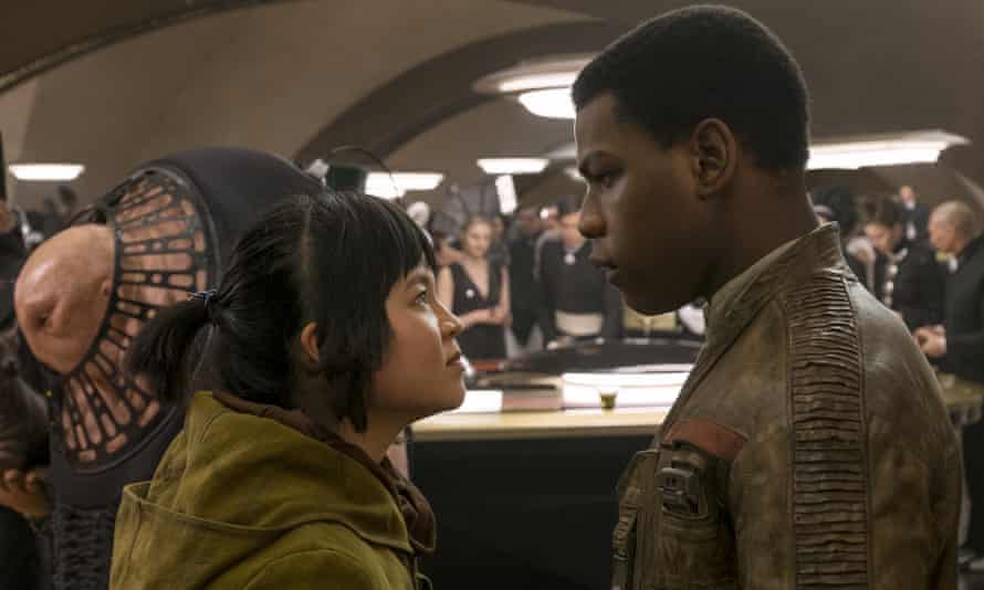 Buzzing with self belief … Kelly Marie Tran and John Boyega.