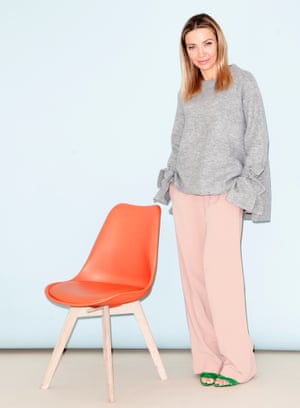 Jess Cartner-Morley in wide-leg trousers