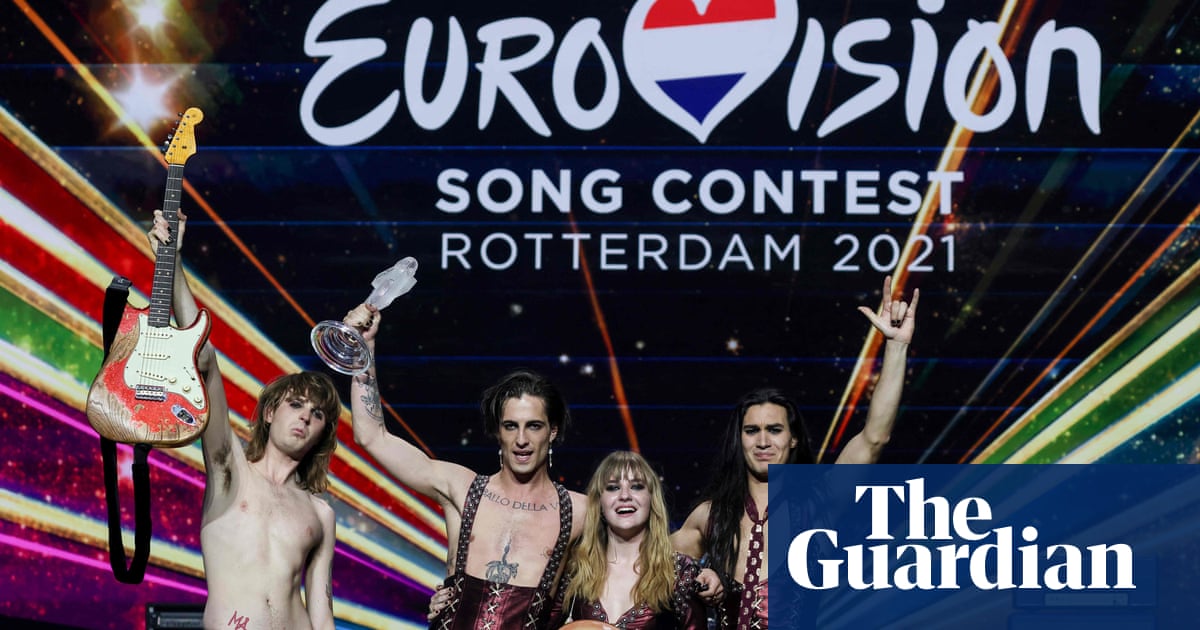 Eurovision 2021: Italy’s Måneskin triumph while UK gets zero points – video