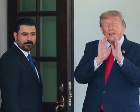 Donaldt Trump meets Iraqi PM Ali al-Zaidi at the White House, 14 July 2026.