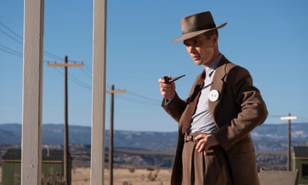 Cillian Murphy as scientist J Robert Oppenheimer.