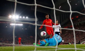 Liverpool through against Tottenham Hotspur