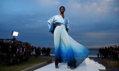 A model walks the runway during the Jonathan Simkhai show.