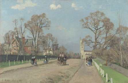 The Avenue, Sydenham, 1871, by Camille Pissarro.