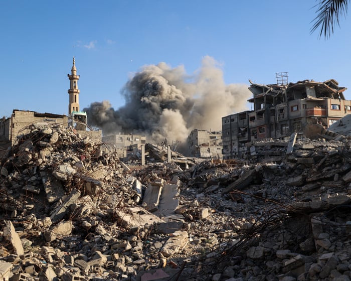 Gaza agency says 11 killed in Israeli strikes as Hamas warns ‘escalation’ could hamper handover of hostage remains – Middle East crisis live