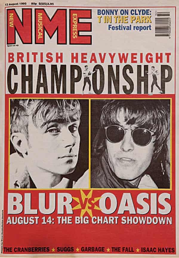 Setting the agenda ... NME confected the ‘chart showdown’ between Blur and Oasis, which made the national news.