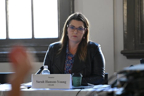 Greens senator Sarah Hanson-Young