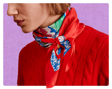 Silk scarf by Palome.