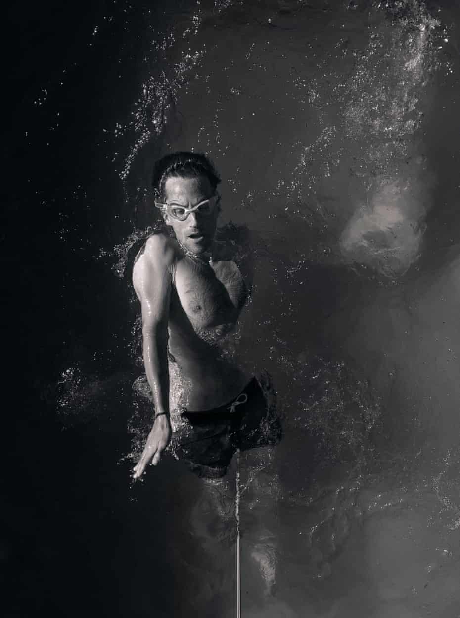 Mat Whitecross in pool